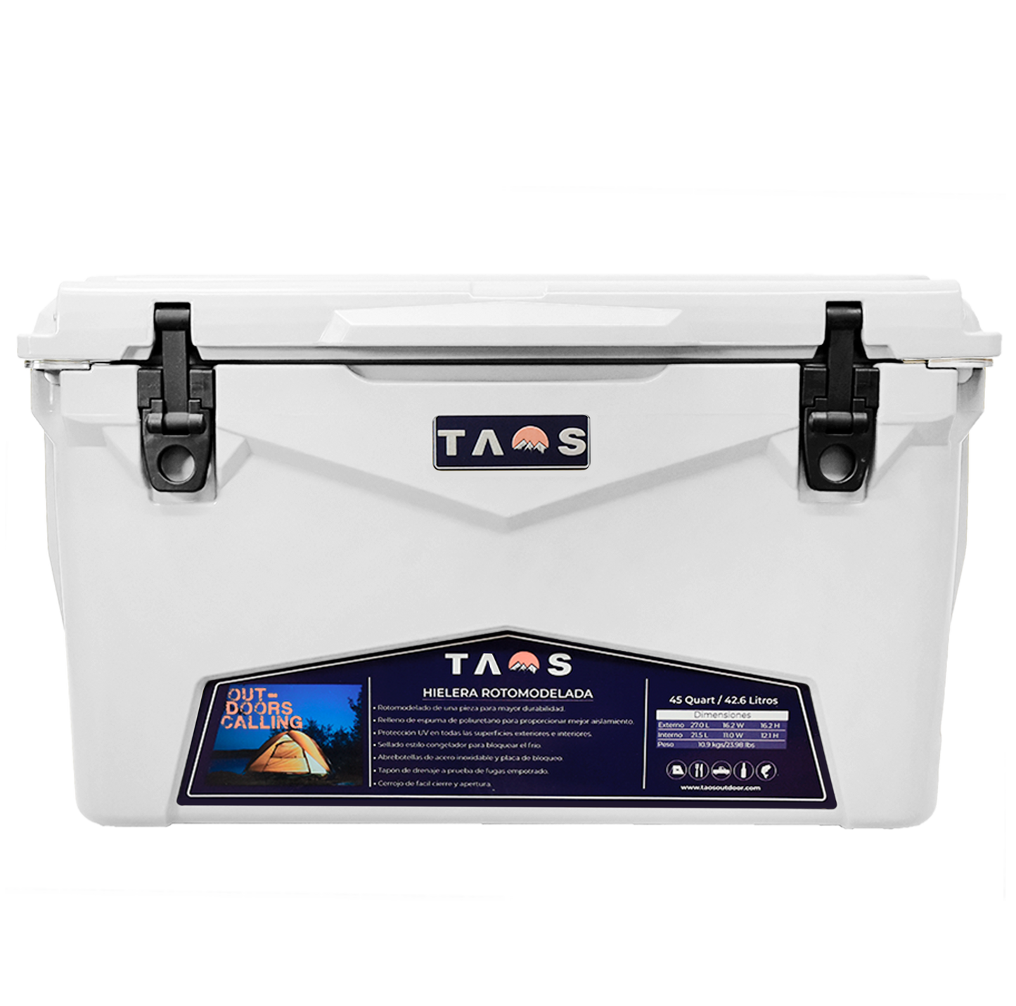 Taos Summit 45 quart white