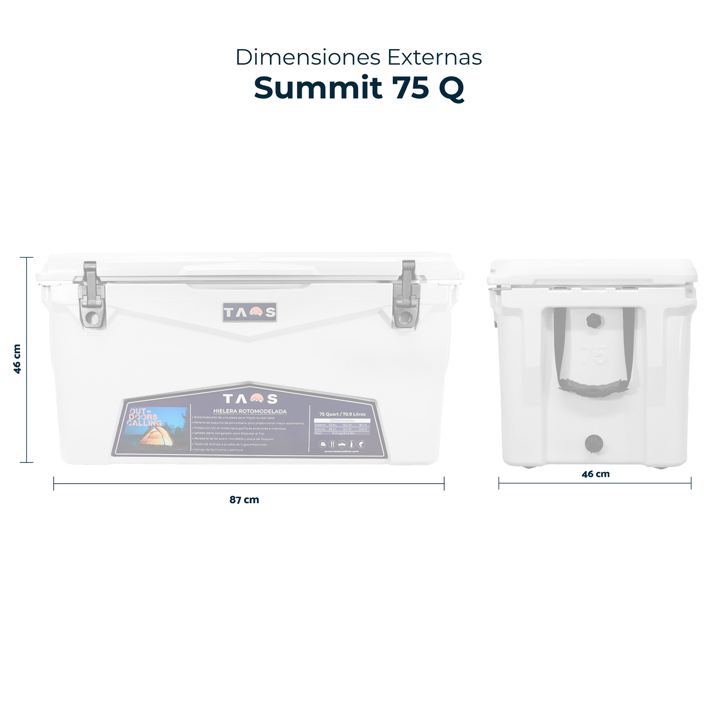 Taos Summit 75 quart sand